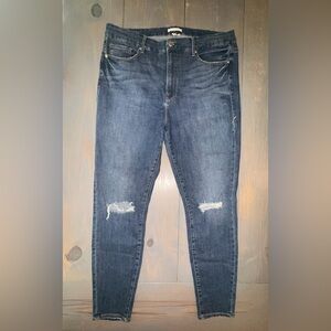 Good American Good Legs Distressed Denim Skinny Jeans Plus Size 16